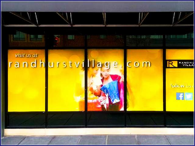 Window graphics San Diego Hillcrest CA