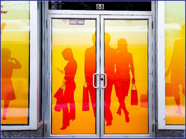 Window signage San Diego Ocean View Hills California Window signage San Diego Ocean View Hills CA