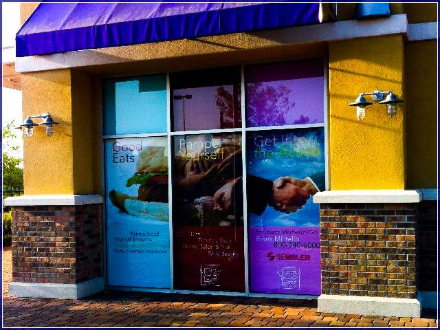 Window signage San Diego Torrey Hills California Window signage San Diego Torrey Hills CA