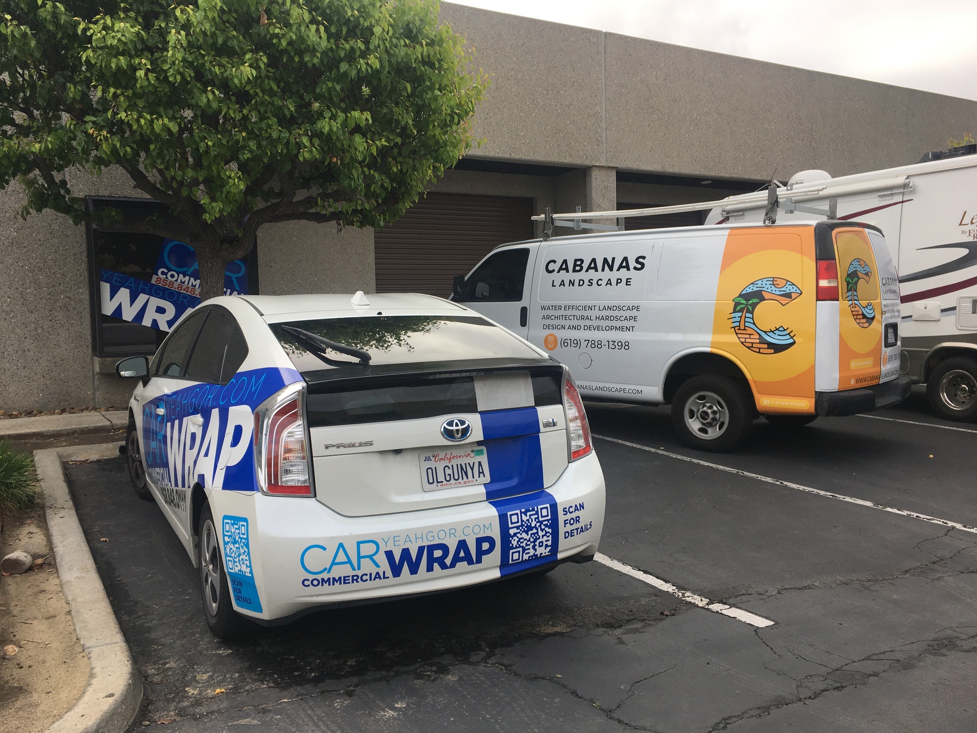 Encinitas, CA – Cars Signage and Commercial Fleet Wrap for Small Business.